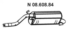 Амортизатор (EBERSPÄCHER: 08.608.84)