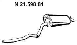 Амортизатор (EBERSPÄCHER: 21.598.81)