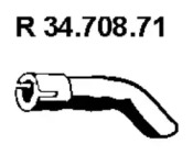 Трубка (EBERSPÄCHER: 34.708.71)