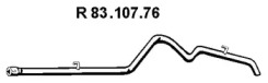 Трубка (EBERSPÄCHER: 83.107.76)