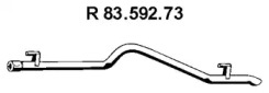 Трубка (EBERSPÄCHER: 83.592.73)