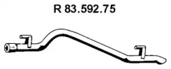 Трубка (EBERSPÄCHER: 83.592.75)