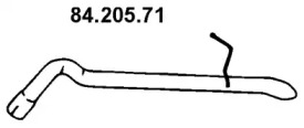 Трубка (EBERSPÄCHER: 84.205.71)