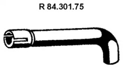 Трубка (EBERSPÄCHER: 84.301.75)