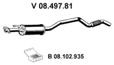 Амортизатор (EBERSPÄCHER: 08.497.81)