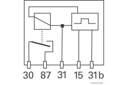 Реле (HERTH+BUSS ELPARTS: 75614235)