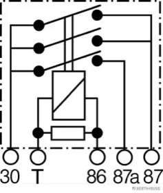 Реле (HERTH+BUSS ELPARTS: 75614616)