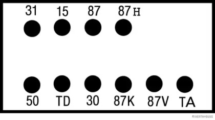 Реле (HERTH+BUSS ELPARTS: 75898174)