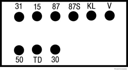 Реле (HERTH+BUSS ELPARTS: 75898303)