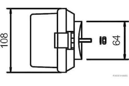 Фонарь (HERTH+BUSS ELPARTS: 82840538)