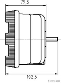 Фонарь (HERTH+BUSS ELPARTS: 83830021)