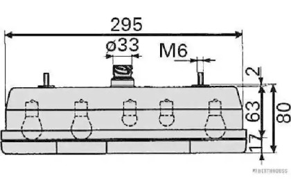 Фонарь (HERTH+BUSS ELPARTS: 83830060)