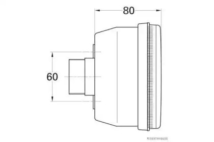 Фонарь (HERTH+BUSS ELPARTS: 83830360)
