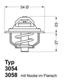 Термостат (WAHLER: 3054.87D50)