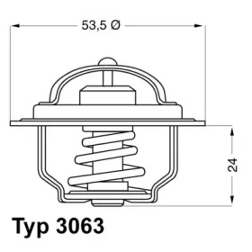 Термостат (WAHLER: 3063.75)