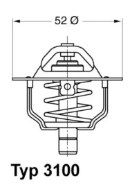 Термостат (WAHLER: 3100.88D)