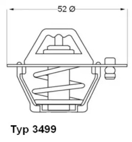 Термостат (WAHLER: 3499.82D)