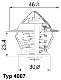 Термостат (WAHLER: 4007.80D)