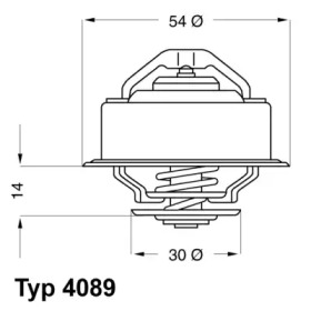 Термостат (WAHLER: 4089.87D)