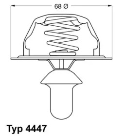 Термостат (WAHLER: 4447.85D)