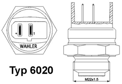 Переключатель (WAHLER: 6020.92D)