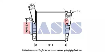 Теплообменник (AKS DASIS: 047007N)