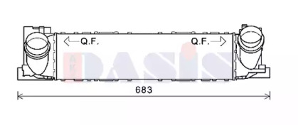 Теплообменник (AKS DASIS: 057027N)