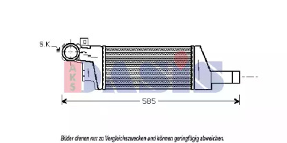 Теплообменник (AKS DASIS: 157014N)