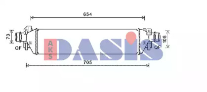 Теплообменник (AKS DASIS: 157054N)