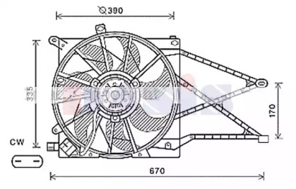 Вентилятор (AKS DASIS: 158119N)