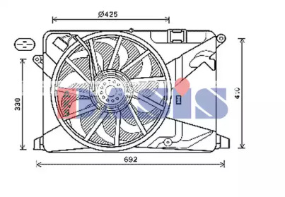 Вентилятор (AKS DASIS: 158124N)