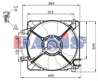 Вентилятор (AKS DASIS: 518115N)