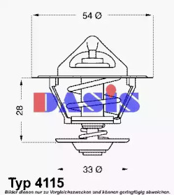 Термостат (AKS DASIS: 750507N)