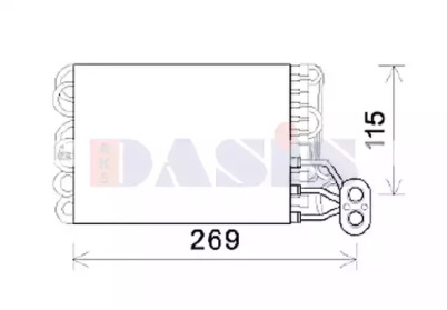 Испаритель (AKS DASIS: 820378N)