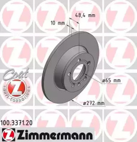 Тормозной диск (ZIMMERMANN: 100.3371.20)