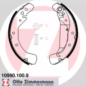 Комлект тормозных накладок (ZIMMERMANN: 10990.100.9)