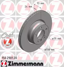 Тормозной диск (ZIMMERMANN: 150.2901.20)