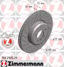 Тормозной диск (ZIMMERMANN: 150.2905.20)