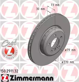 Тормозной диск (ZIMMERMANN: 150.2911.32)