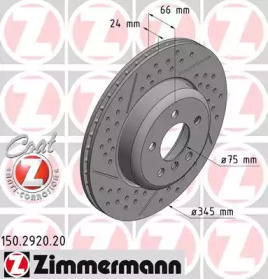 Тормозной диск (ZIMMERMANN: 150.2920.20)