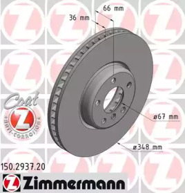 Тормозной диск (ZIMMERMANN: 150.2937.20)