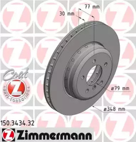 Тормозной диск (ZIMMERMANN: 150.3434.32)