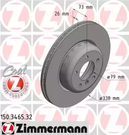 Тормозной диск (ZIMMERMANN: 150.3465.32)