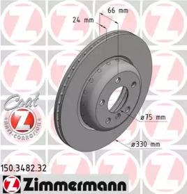 Тормозной диск (ZIMMERMANN: 150.3482.32)