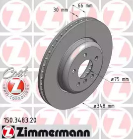 Тормозной диск (ZIMMERMANN: 150.3483.20)