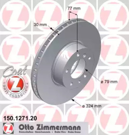 Тормозной диск (ZIMMERMANN: 150.1271.20)