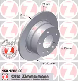 Тормозной диск (ZIMMERMANN: 150.1282.20)