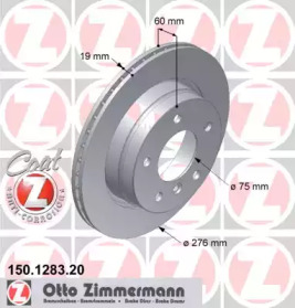 Тормозной диск (ZIMMERMANN: 150.1283.20)