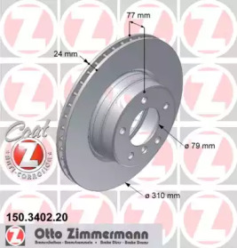 Тормозной диск (ZIMMERMANN: 150.3402.20)