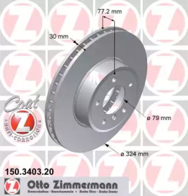 Тормозной диск (ZIMMERMANN: 150.3403.20)